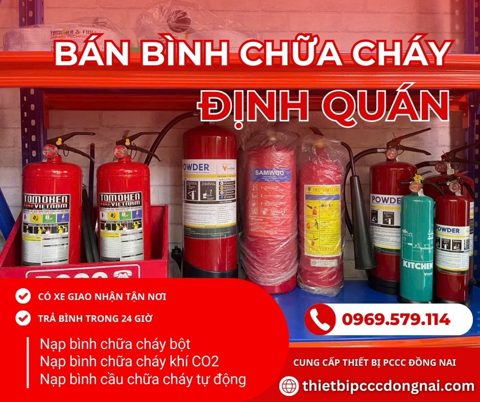 Bán bình chữa cháy ở Định Quán