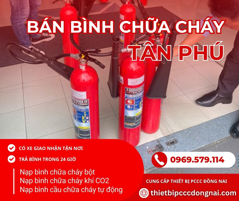 Bán bình chữa cháy ở Tân Phú