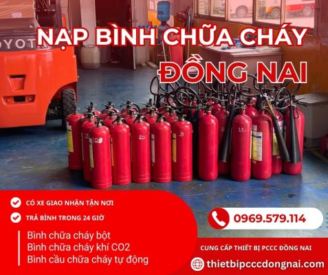 Nạp bình chữa cháy tại Đồng Nai