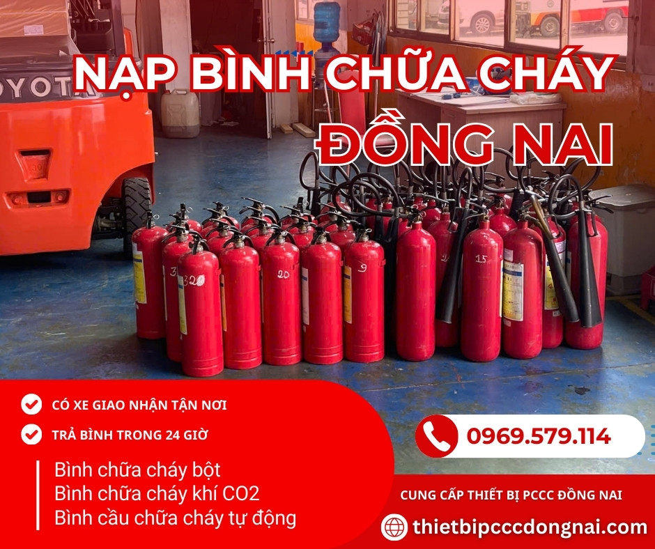 Dịch Vụ Nạp Bình Chữa Cháy Uy Tín Hàng Đầu Tại Đồng Nai