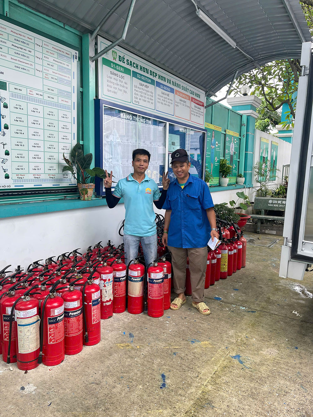 PCCC Ngọc Dũng giao bình gas tận nơi cho khách hàng tại Biên Hòa, Đồng Nai