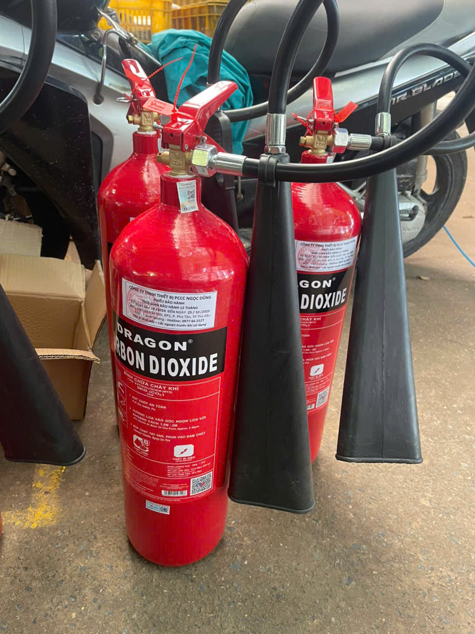 Sản phẩm bình chữa cháy CO2 do PCCC Ngọc DŨng cung cấp tận nơi tại ĐỒng Nai Sản phẩm bình chữa cháy CO2 do PCCC Ngọc Dũng cung cấp tận nơi tại Tân Phú