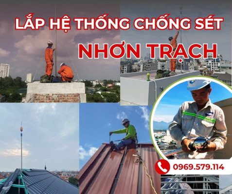Lắp hệ thống chống sét tại Nhơn Trạch
