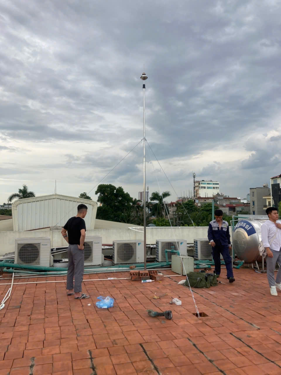 Thi công hệ thống chống sét tại Trảng Bom