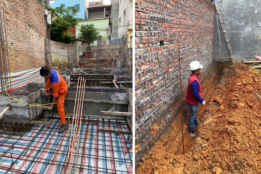 Thi công tiếp địa cho công trình chống sét ở Biên Hòa, Đồng Nai